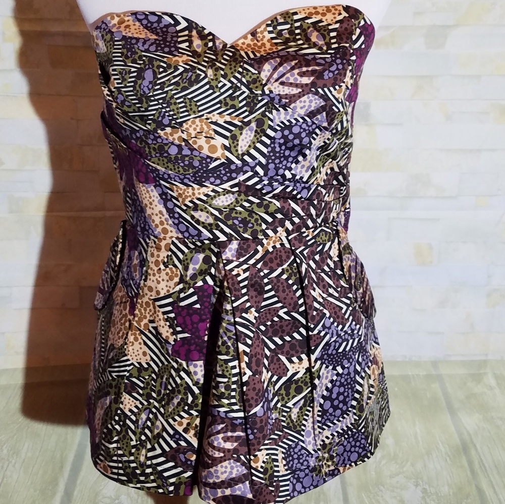 Fei Strapless Bustier Top